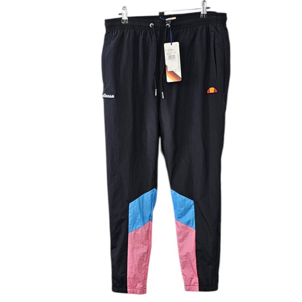 Ellesse Womens Jose Shell Pants, Windbreaker, Colour Block, Jogger, Size M